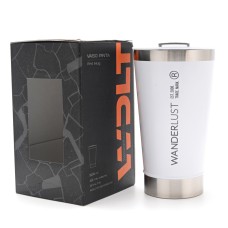 VASO TERMICO DE ACERO INOXIDABLE WANDERLUST 40619 PINTA X 500 ML CON DESTAPADOR