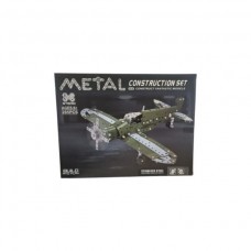 CONSTRUCTION SET METAL X 285 PIEZAS AVION MILITAR
