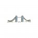 METAL CONSTRUCTION SET PUENTE DE LA TORRE DE LONDRES 501 PIEZAS