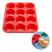 PLACA MOLDE PARA MUFFINS X 9 CUPCAKES SILICONA