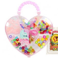 SET DE BIJOUTERIE PARA ARMAR TINY EN CORAZON ACRILICO