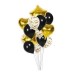 SET DE GLOBOS METALIZADOS ESTRELLA Y CORAZON Y LATEX CON CONFETTI X 14 ORO Y NEG SET DE GLOBOS METALIZADOS ESTRELLA Y CORAZON Y LATEX CON CONFETTI X 14 ORO Y NEG