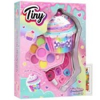 JUEGO DE PINTURITAS TINY CUPCAKE ARCO IRIS EN CAJA