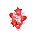 SET DE GLOBOS METALIZADOS ESTRELLA Y CORAZON Y LATEX CON CONFETTI X 14 ROJO SET DE GLOBOS METALIZADOS ESTRELLA Y CORAZON Y LATEX CON CONFETTI X 14 ROJO