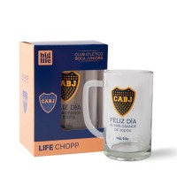 CHOPP DE VIDRIO BIG LIFE X 500 ML BOCA JUNIORS