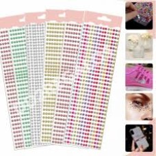 STRASS GEMAS AUTOADHESIVAS DORADAS