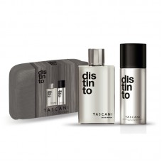 ESTUCHE PARA REGALO PERFUME DE HOMBRE TASCANI DISTINTO + DESODORANTE CON NECESER