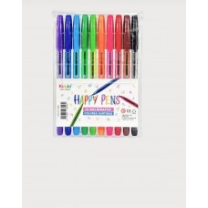 BOLIGRAFO X 10 COLORES KIRUKI HAPPY PENS