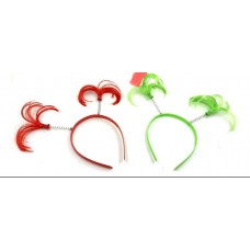 VINCHA DE COTILLON CON MECHAS COLORES