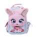 MOCHILA ESPALDA CHIMOLA BUNNY CON OREJAS DE PELUCHE 18 PULG.