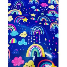 PAPEL DE FORRAR LLUVIA DE AMOR - ARCOIRIS - NUBES