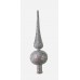 PUNTAL NAVIDEÑO 25 CM PLATA CON GIBRE