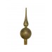 PUNTAL NAVIDEÑO 22 CM DORADO TEXTURADO