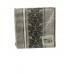 SERVILLETAS DESCARTABLES ARABESCOS COTIMARKET BLANCO Y NEGRO