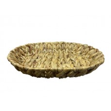 BANDEJA DE GRASS TEJIDA OVAL CHICA