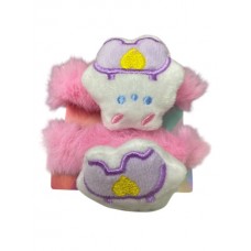 COLITAS PARA EL CABELLO X 2 PELUCHE CON APLIQUES