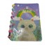 LIBRETA CON ESPIRAL MULTICOLOR GATITO