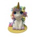 ADORNO DE TORTA PORCELANA FRIA UNICORNIO