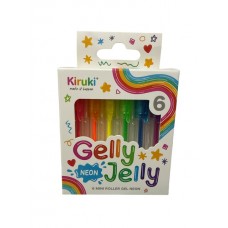 BOLIGRAFO ROLLER GEL MINI X 6 KIRUKI NEON