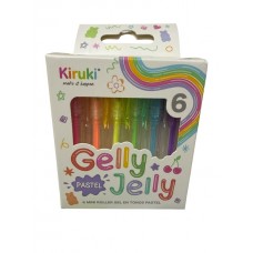 BOLIGRAFO ROLLER GEL MINI X 6 KIRUKI PASTEL