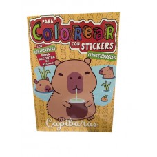 LIBRITO PARA PINTAR PERSONAJES CON STICKERS LIBRITO PARA PINTAR PERSONAJES CON STICKERS