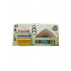 APILABLE CASITA Y CUBOS BABY FAVORITE EDUCATIONAL TOY SET