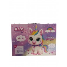 SET DE ARTE BY TINY 128 PIEZAS PARA PEQUEÑOS ARTISTAS UNICORNIO