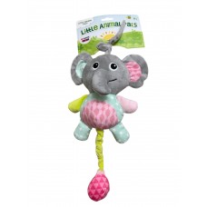 CUNERO DE PELUCHE ELEFANTE MUSICAL LITTLE ANIMAL PALS