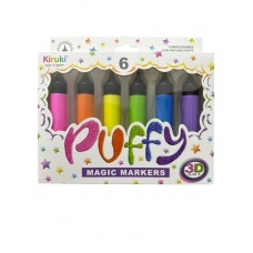 MARCADORES MAGIC MARKERS PUFFY X 6 KIRUKI
