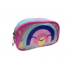 CARTUCHERA CON CIERRE DOBLE OVAL PHI PHI TOYS ARCO IRIS