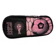 CARTUCHERA CON CIERRE RECTANGULAR PHI PHI TOYS FUTBOL ROSA