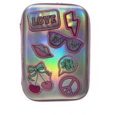 CARTUCHERA 1 PISO ICONS MOOVING GOMA EVA LETRA D