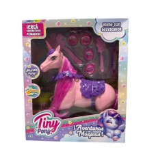 UNICORNIO TINY PONY CON ACCESORIOS AVENTURAS MAGICAS EN CAJA