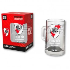 CHOPP DE VIDRIO BIG LIFE X 500 ML RIVER PLATE