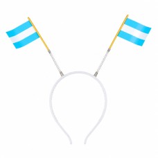 VINCHA DE COTILLON ARGENTINA CON DOS BANDERAS VINCHA DE COTILLON ARGENTINA CON DOS BANDERAS